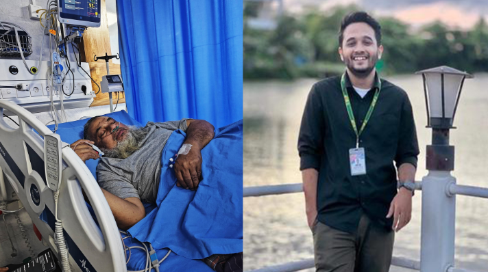 হার্ট অ্যাটাক করে সিসিইউতে শহীদ মীর মুগ্ধর বাবা
